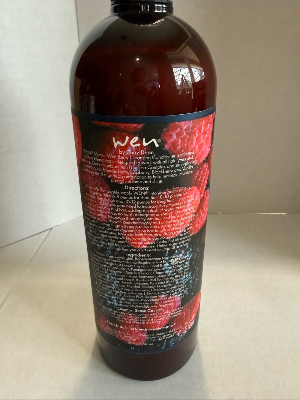 WEN SEALED 32 oz. Winter Wild Berry- Limited -Cleansing Conditioner Seasonal - Picture 4 of 5